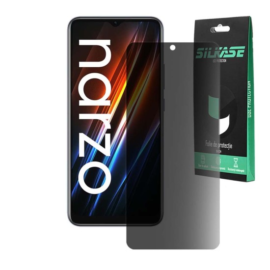 Folie privacy mata SILKASE pentru Realme Narzo 50i Prime, protectie ecran, silicon (SILKASE, Folie Silicon Privacy Mata) by www.silkase.ro Folie privacy mata SILKASE pentru Realme Narzo 50i Prime, protectie ecran, silicon (C30, F6709) by www.silkase.ro