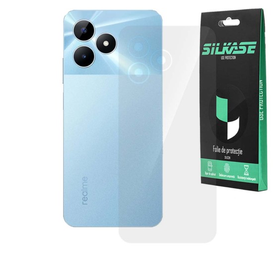 Folie spate SILKASE pentru Realme Note 50, protectie spate, silicon regenerabil (SILKASE, Folie Silicon Spate Lucioasa) by www.silkase.ro Folie spate SILKASE pentru Realme Note 50, protectie spate, silicon regenerabil (P1, F7014) by www.silkase.ro