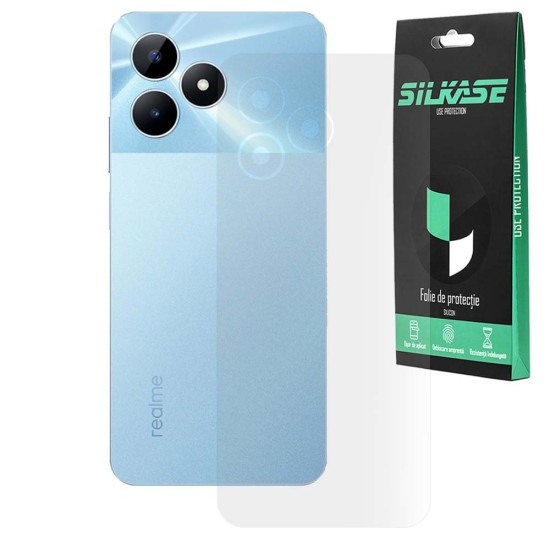 Folie spate mata SILKASE pentru Realme Note 50, protectie spate, silicon (SILKASE, Folie Silicon Spate Mata) by www.silkase.ro Folie spate mata SILKASE pentru Realme Note 50, protectie spate, silicon (P1, F7017) by www.silkase.ro