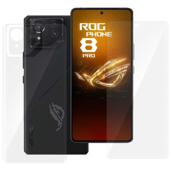 Set 2 folii SILKASE pentru Asus RogPhone 8 Pro, protectie telefon, silicon regenerabil (SILKASE, Set Folii Lucioase) by www.silkase.ro Set 2 folii SILKASE pentru Asus RogPhone 8 Pro, protectie telefon, silicon regenerabil (ROG Phone 8 Pro, F6487) by www.silkase.ro