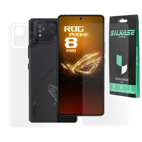 Set 2 folii mate SILKASE pentru Asus RogPhone 8 Pro, protectie telefon, silicon (SILKASE, Set Folii Mate) by www.silkase.ro Set 2 folii mate SILKASE pentru Asus RogPhone 8 Pro, protectie telefon, silicon (ROG Phone 8 Pro, F6490) by www.silkase.ro