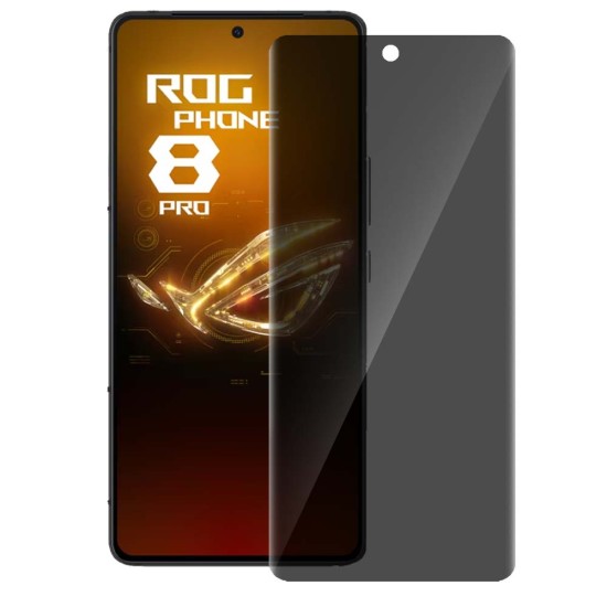 Folie privacy SILKASE pentru Asus RogPhone 8 Pro, protectie ecran, silicon (SILKASE, Folie Silicon Privacy) by www.silkase.ro Folie privacy SILKASE pentru Asus RogPhone 8 Pro, protectie ecran, silicon (ROG Phone 8 Pro, F6491) by www.silkase.ro