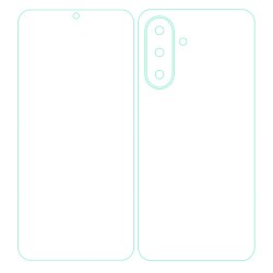 Set 2 folii mate SILKASE pentru Samsung A26, protectie telefon, silicon