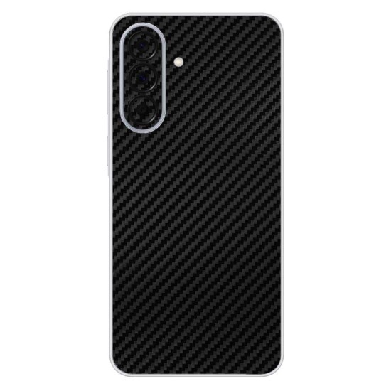 Folie skin SILKASE pentru Samsung A37, protectie spate telefon, carbon (A37, S2673) by www.silkase.ro