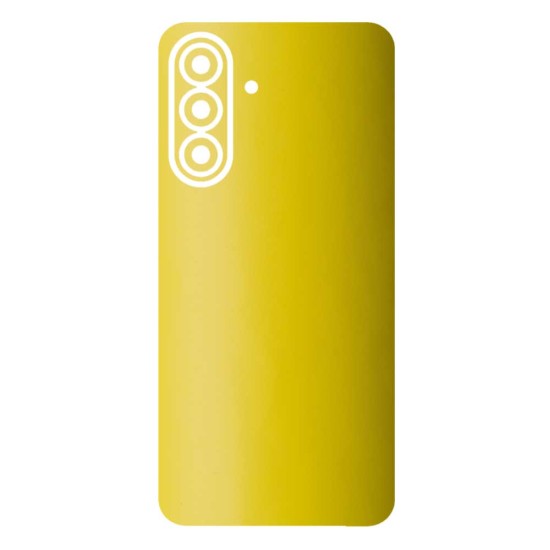 Folie skin SILKASE pentru Samsung A37, protectie spate telefon, galben mat Folie skin SILKASE pentru Samsung A37, protectie spate telefon, galben mat (A37, S2666) by www.silkase.ro