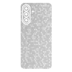 Folie skin SILKASE pentru Samsung A37, protectie spate telefon, gri hexa Folie skin SILKASE pentru Samsung A37, protectie spate telefon, gri hexa