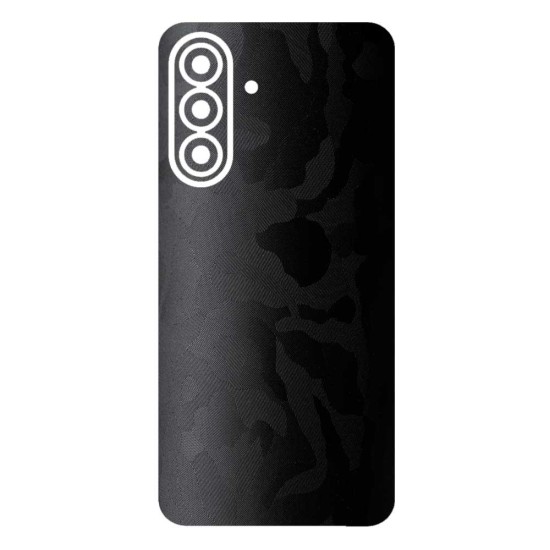Folie skin SILKASE pentru Samsung A37, protectie spate telefon, negru camuflaj (A37, S2668) by www.silkase.ro