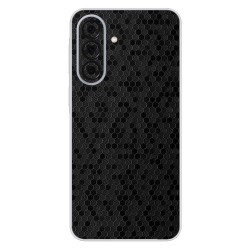 Folie skin SILKASE pentru Samsung A37, protectie spate telefon, negru hexa