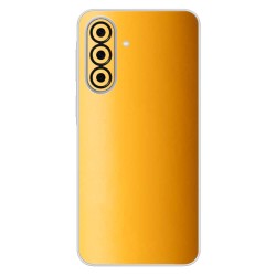 Folie skin SILKASE pentru Samsung A37, protectie spate telefon, portocaliu deschis mat