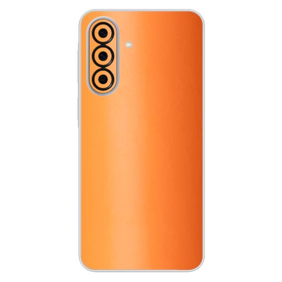 Folie skin SILKASE pentru Samsung A37, protectie spate telefon, portocaliu mat (A37, S2679) by www.silkase.ro