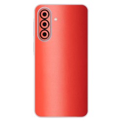 Folie skin SILKASE pentru Samsung A37, protectie spate telefon, rosu mat