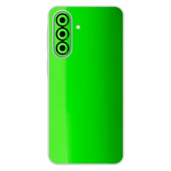 Folie skin SILKASE pentru Samsung A37, protectie spate telefon, verde neon lucios Folie skin SILKASE pentru Samsung A37, protectie spate telefon, verde neon lucios (A37, S2694) by www.silkase.ro