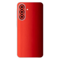 Folie skin SILKASE pentru Samsung A57, protectie spate telefon, rosu lucios