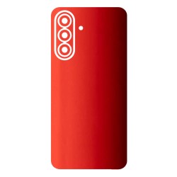 Folie skin SILKASE pentru Samsung A57, protectie spate telefon, rosu lucios