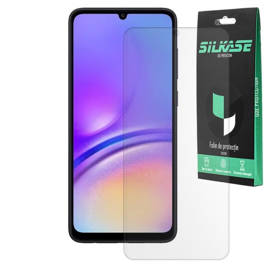 Folie mata SILKASE pentru Samsung Galaxy A05, protectie ecran, silicon (Telefoane Samsung, F6279) by www.silkase.ro