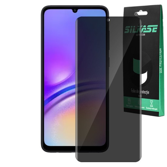 Folie privacy SILKASE pentru Samsung Galaxy A05, protectie ecran, silicon (Telefoane Samsung, F6282) by www.silkase.ro