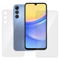 Set 2 folii SILKASE pentru Samsung Galaxy A15, protectie telefon, silicon regenerabil