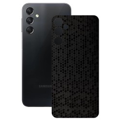 Folie skin SILKASE pentru Samsung Galaxy A24 4G, negru hexa, protectie spate telefon