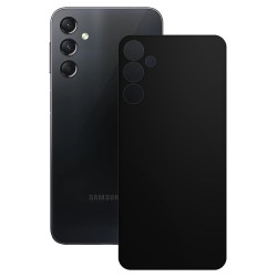 Folie skin SILKASE pentru Samsung Galaxy A24 4G, negru mat, protectie spate telefon