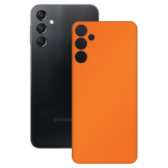 Folie skin SILKASE pentru Samsung Galaxy A24 4G, portocaliu mat, protectie spate telefon (SILKASE, Telefoane Samsung) by www.silkase.ro Folie skin SILKASE pentru Samsung Galaxy A24 4G, portocaliu mat, protectie spate telefon (Telefoane Samsung, S1022) by www.silkase.ro