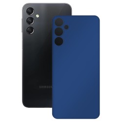 Folie skin SILKASE pentru Samsung Galaxy A24 4G, albastru inchis mat, protectie spate telefon
