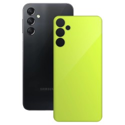 Folie skin SILKASE pentru Samsung Galaxy A24 4G, verde neon, protectie spate telefon