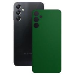 Folie skin SILKASE pentru Samsung Galaxy A24 4G, verde inchis mat, protectie spate telefon