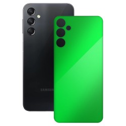 Folie skin SILKASE pentru Samsung Galaxy A24 4G, galben, protectie spate telefon