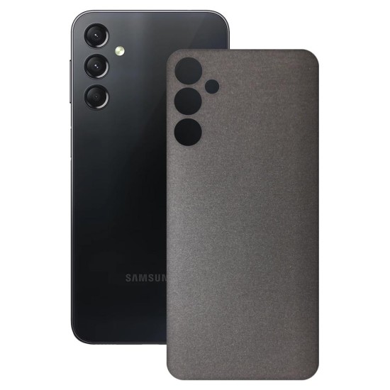 Folie skin SILKASE pentru Samsung Galaxy A24 4G, gri brushed, protectie spate telefon (SILKASE, Telefoane Samsung) by www.silkase.ro Folie skin SILKASE pentru Samsung Galaxy A24 4G, gri brushed, protectie spate telefon (Telefoane Samsung, S1013) by www.silkase.ro