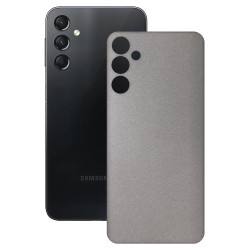 Folie skin SILKASE pentru Samsung Galaxy A24 4G, gri deschis, protectie spate telefon