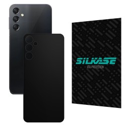 Folie skin SILKASE pentru Samsung Galaxy A24 4G, negru mat, protectie spate telefon