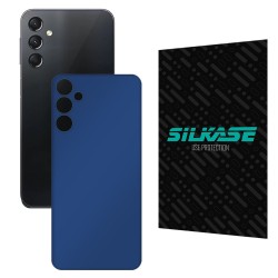 Folie skin SILKASE pentru Samsung Galaxy A24 4G, albastru inchis mat, protectie spate telefon Folie skin SILKASE pentru Samsung Galaxy A24 4G, albastru inchis mat, protectie spate telefon