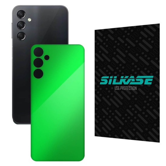 Folie skin SILKASE pentru Samsung Galaxy A24 4G, galben, protectie spate telefon (Telefoane Samsung, S1027) by www.silkase.ro