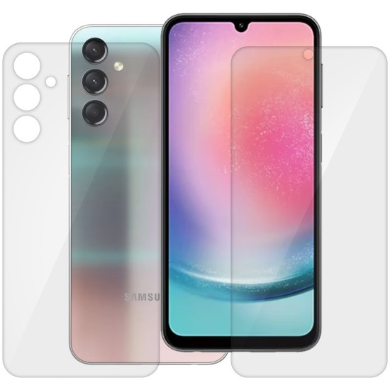 Set 2 folii SILKASE pentru Samsung Galaxy A24 4G, protectie telefon, silicon regenerabil (Telefoane Samsung, F6009) by www.silkase.ro