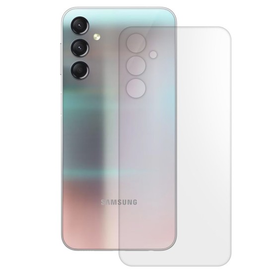Folie spate mata SILKASE pentru Samsung Galaxy A24 4G, protectie spate, silicon (Telefoane Samsung, F6011) by www.silkase.ro