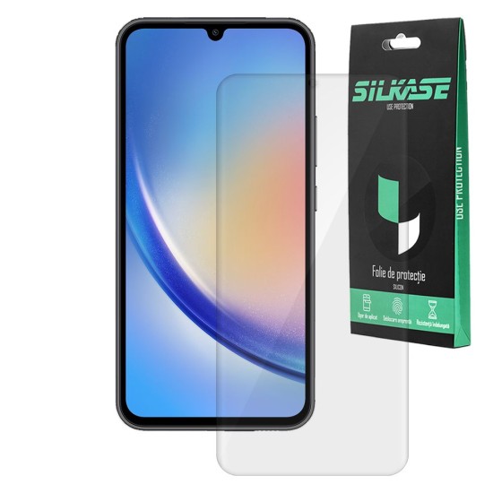 Folie SILKASE pentru Samsung Galaxy A34, protectie ecran, silicon regenerabil (SILKASE, Telefoane Samsung) by www.silkase.ro Folie SILKASE pentru Samsung Galaxy A34, protectie ecran, silicon regenerabil (Telefoane Samsung, F5681) by www.silkase.ro