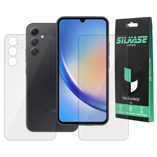 Set 2 folii SILKASE pentru Samsung Galaxy A34, protectie telefon, silicon regenerabil (SILKASE, Telefoane Samsung) by www.silkase.ro Set 2 folii SILKASE pentru Samsung Galaxy A34, protectie telefon, silicon regenerabil (Telefoane Samsung, F5683) by www.silkase.ro