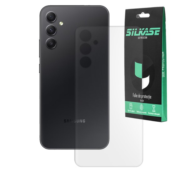 Folie spate mata SILKASE pentru Samsung Galaxy A34, protectie spate, silicon (SILKASE, Telefoane Samsung) by www.silkase.ro Folie spate mata SILKASE pentru Samsung Galaxy A34, protectie spate, silicon (Telefoane Samsung, F5685) by www.silkase.ro