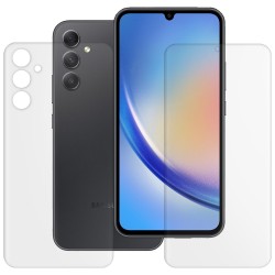Set 2 folii mate SILKASE pentru Samsung Galaxy A34, protectie telefon, silicon