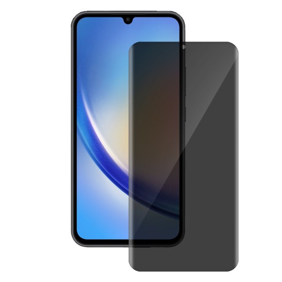 Folie privacy SILKASE pentru Samsung Galaxy A34, protectie ecran, silicon (Telefoane Samsung, F5687) by www.silkase.ro
