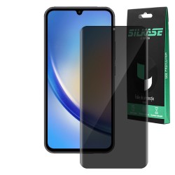 Folie privacy SILKASE pentru Samsung Galaxy A34, protectie ecran, silicon