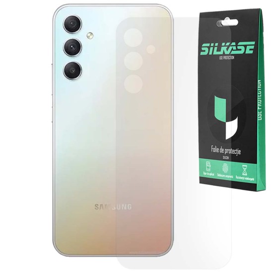 Folie spate mata SILKASE pentru Samsung Galaxy A35, protectie spate, silicon (SILKASE, Telefoane Samsung) by www.silkase.ro Folie spate mata SILKASE pentru Samsung Galaxy A35, protectie spate, silicon (Telefoane Samsung, F6505) by www.silkase.ro