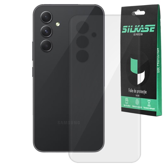 Folie spate SILKASE pentru Samsung Galaxy A54, protectie spate, silicon regenerabil (Telefoane Samsung, F5690) by www.silkase.ro