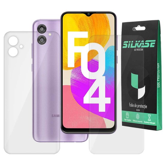 Set 2 folii SILKASE pentru Samsung Galaxy F04, protectie telefon, silicon regenerabil (SILKASE, Telefoane Samsung) by www.silkase.ro Set 2 folii SILKASE pentru Samsung Galaxy F04, protectie telefon, silicon regenerabil (Telefoane Samsung, F5705) by www.silkase.ro