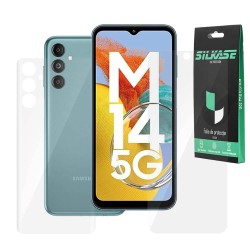 Set 2 folii SILKASE pentru Samsung Galaxy M14, protectie telefon, silicon regenerabil
