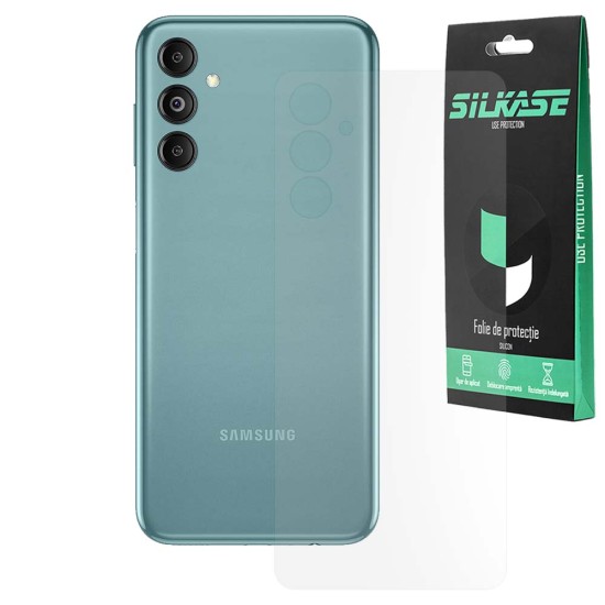 Folie spate mata SILKASE pentru Samsung Galaxy M14, protectie spate, silicon (Telefoane Samsung, F6641) by www.silkase.ro