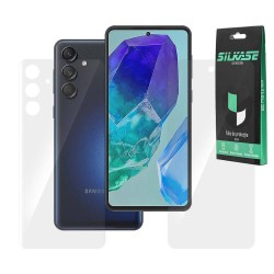 Set 2 folii SILKASE pentru Samsung Galaxy M55, protectie telefon, silicon regenerabil