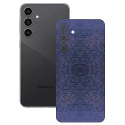 Folie skin SILKASE, pentru Samsung Galaxy S23 FE, albastru hexa, protectie spate telefon