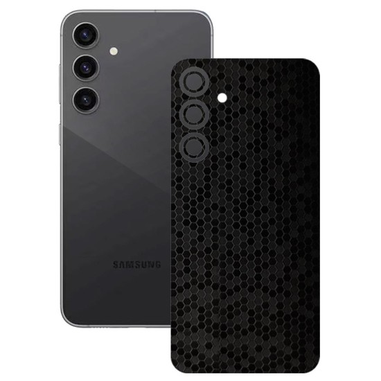 Folie skin SILKASE, pentru Samsung Galaxy S23 FE, negru hexa, protectie spate telefon (SILKASE, Telefoane Samsung) by www.silkase.ro Folie skin SILKASE, pentru Samsung Galaxy S23 FE, negru hexa, protectie spate telefon (Telefoane Samsung, S1548) by www.silkase.ro