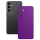 Folie skin SILKASE, pentru Samsung Galaxy S23 FE, violet mat, protectie spate telefon (Telefoane Samsung, S1558) by www.silkase.ro